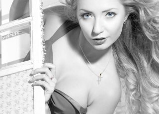 Złoty wisiorek WZD1904 - Diament