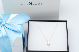 Złoty wisiorek WZD5720 - Diament