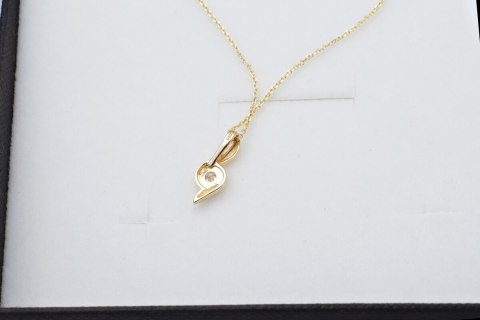 Złoty wisiorek WZD5720 - Diament