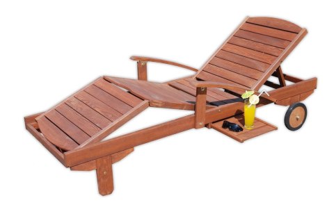 Ogrodowy drewniany leżak MELAS FSC