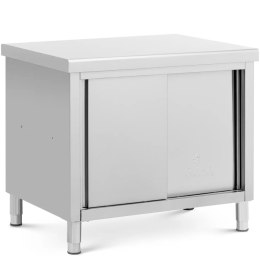 Stół blat roboczy centralny z szafką przelotową STAL 100 x 70 cm