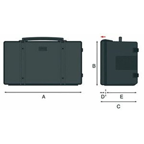 Walizkę z Narzędziami GT Line polipropylen
