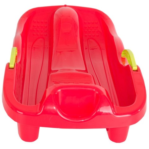 SANKI PLASTIKOWE Z HAMULCAMI RACE CZERWONE