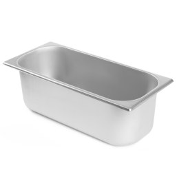 Kuweta do lodów profesjonalna stalowa nierdzewna 360x165x120mm poj. 5L - Hendi 807019