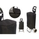 Wózek na Zakupy Kinvara Czarny 32 L 94 x 9 x 34,5 cm (6 Sztuk)