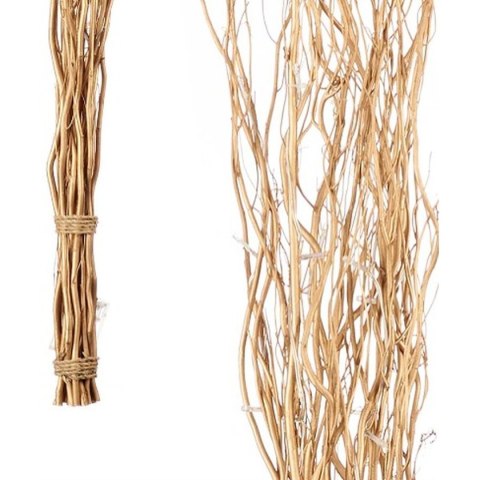 Bukieciki Gift Decor Złoty Drewno 10 x 120 x 10 cm Światło LED (8 Sztuk)