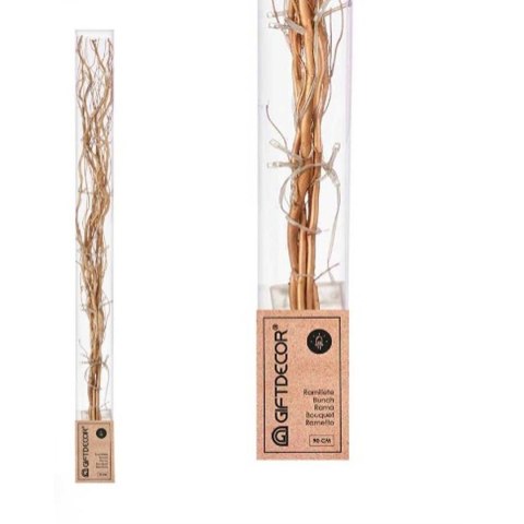 Bukieciki Gift Decor Złoty Drewno 20 x 90 x 6 cm Światło LED (12 Sztuk)