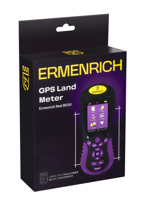 Miernik powierzchni gruntów z GPS Ermenrich Reel BD30