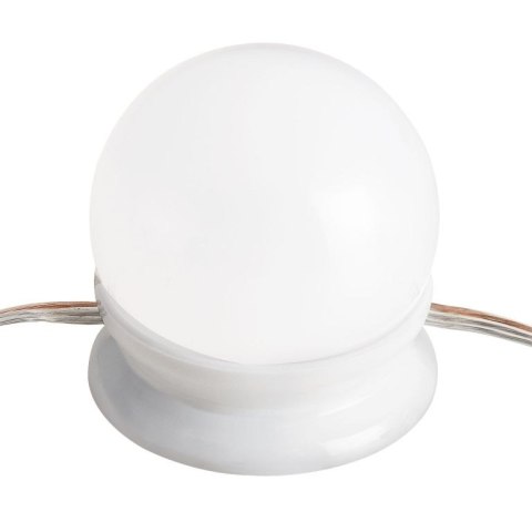 LED oświetlenie do lustra USB, 10 kulek, regulacja światła
