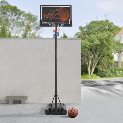 Mobilny kosz do koszykówki z regulacją wysokości 255-305 cm