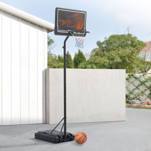 Mobilny kosz do koszykówki z regulacją wysokości 255-305 cm
