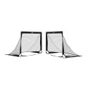 Zestaw 2 składanych bramek piłkarskich Goal Master 120x80 cm