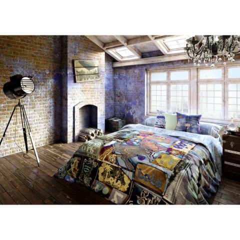 Komplet poszewek na kołdrę Lois LABELS P. Niebieski Łóżko 150 240 x 230 cm 4 Części