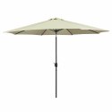 Marbueno Parasol Acero 8 Varillas D270 cm Poliester Beż Ogród, Basen, Taras 10483
