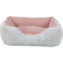 Legowisko dla psa Trixie Kaline Mio Szary Ciemny róż 65 x 50 cm