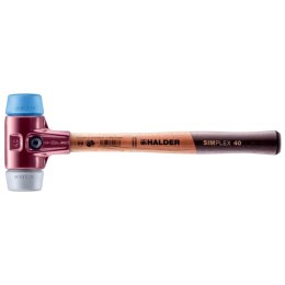 Młotek tworzywa sztucznego Halder Simplex Niebieski Szary TPE