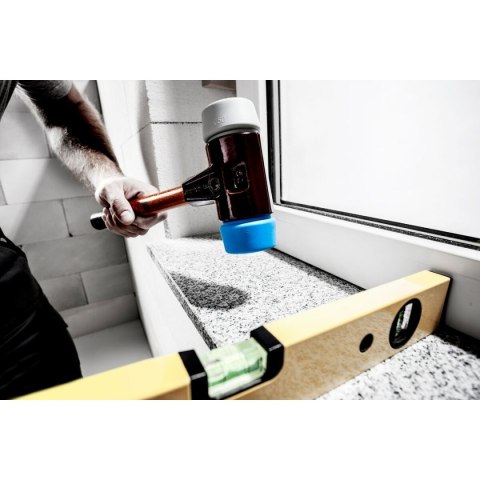 Młotek tworzywa sztucznego Halder Simplex Niebieski Szary TPE