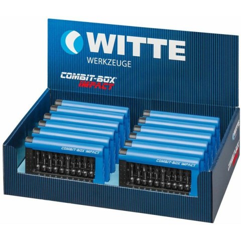 Zestaw końcówek WITTE COMBIT-BOX PH1 PH2 PZ1 PZ2 TX PH3 PZ3 10 Części (10 Sztuk)