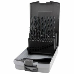 Zestaw wierteł RUKO Pudełko z pokrywką DIN 338 Spiralny 19 Części