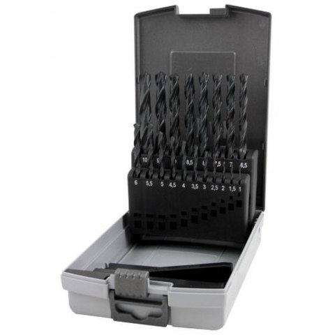 Zestaw wierteł RUKO Pudełko z pokrywką DIN 338 Spiralny 19 Części