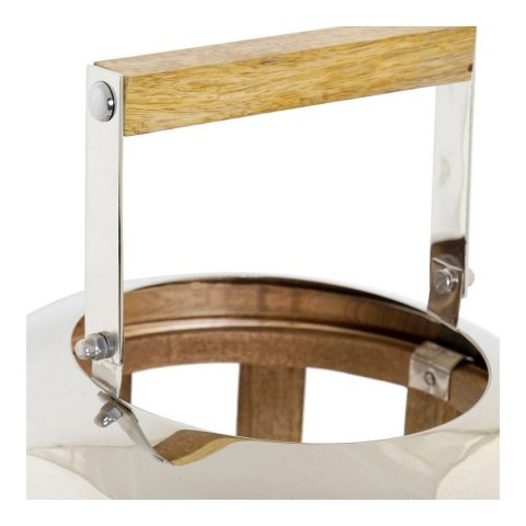 Lampa DKD Home Decor Srebro Drewno Metal (22 x 22 x 32 cm)