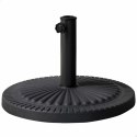 Podstawa pod parasol Aktive 14 Kg Czarny Stal Polyresin 49 x 32 cm