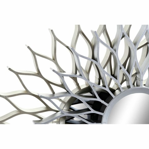 Zegar Ścienny DKD Home Decor Szampan Srebrzysty polipropylen Lustro 50 x 4 x 50 cm 5 Części (2 Sztuk)