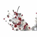 Bożonarodzeniowa korona DKD Home Decor Metal Poliester (55 x 5 x 40 cm) (2 Sztuk)