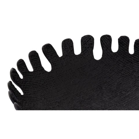 Dekoracja na Stół DKD Home Decor Czarny Złoty Aluminium 32 x 32 x 9 cm (2 Sztuk)