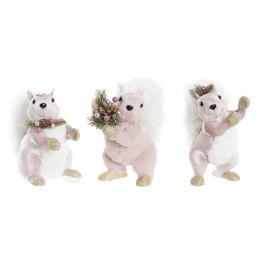 Ozdoby świąteczne DKD Home Decor Poliester Wiewiórka (13 x 16 x 21 cm) (3) (3 Sztuk)