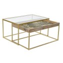 Stolik DKD Home Decor Złoty Naturalny 90 x 60 x 45 cm