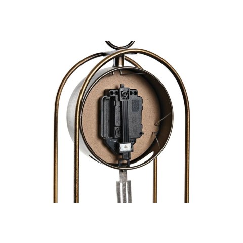 Stolné hodiny DKD Home Decor Szkło Czarny Złoty Żelazo (17 x 12 x 46,5 cm) (2 Sztuk)