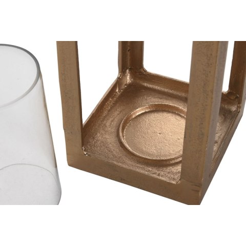 Lampa Home ESPRIT Złoty Aluminium Szkło Arabia 15 x 15 x 52 cm