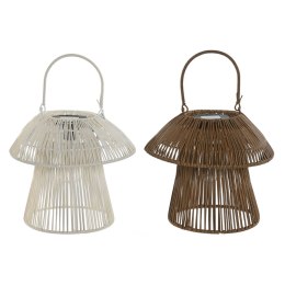 Lampa słoneczna Home ESPRIT Biały Brązowy 31 x 31 x 30 cm (2 Sztuk)