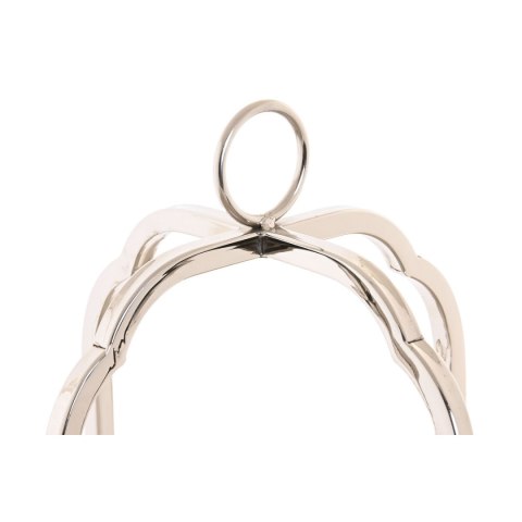 Świeczniki Home ESPRIT Srebrzysty Szkło Stal 21 x 21 x 49 cm