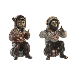 Figurka Dekoracyjna Home ESPRIT Brązowy Złoty 18,5 X 16,5 X 26,5 CM (2 Sztuk)