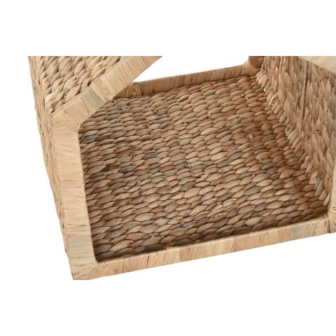 Łóżko dla zwierząt domowych Home ESPRIT Krem Naturalny Metal Hiacynt Wodny 43 x 43 x 46 cm