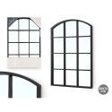 Lustro ścienne Gift Decor Czarny Okno 50,5 X 2,5 X 76 cm (4 Sztuk)