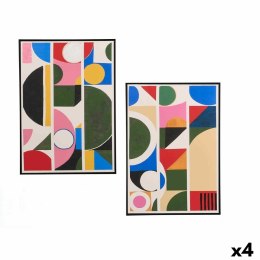 Płótno Gift Decor Abstrakcyjny 50 x 3 x 70 cm (4 Sztuk)