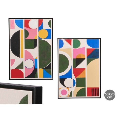 Płótno Gift Decor Abstrakcyjny 50 x 3 x 70 cm (4 Sztuk)