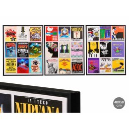 Płótno Gift Decor Muzyka 40 x 2 x 50 cm (6 Sztuk)