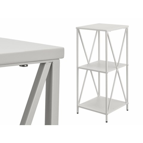 Regał Gift Decor Szary Metal 33 x 33 x 75 cm