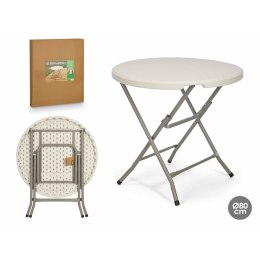 Składany stolik Ibergarden Biały Szary 80 x 80 x 74 cm