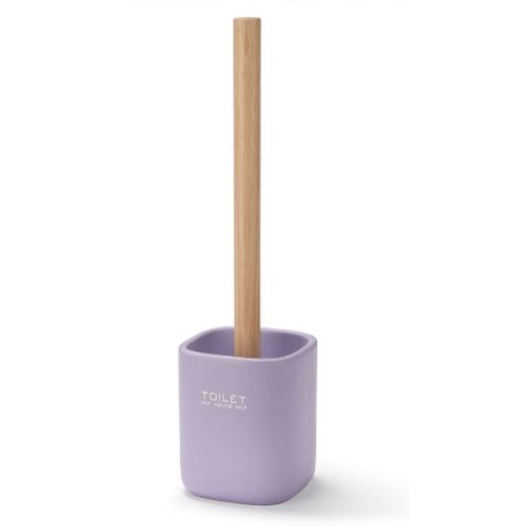 Szczotka toaletowa Berilo Biały Kolor Zielony Drewno Polyresin 9,6 x 37 x 9,5 cm (6 Sztuk)