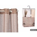 Zasłona Gift Decor Brązowy 140 x 260 cm (6 Sztuk)