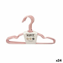 Zestaw Wieszaków Kipit Niebieski Kolor Zielony Różowy Metal Silikon Dziecięcy 9,5 x 0,3 x 18 cm 29 x 18 x 2,9 cm (24 Sztuk)