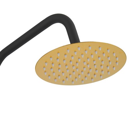 Kolumna Prysznicowa Fontastock Czarny Złoty Stal nierdzewna ABS Chromowanie