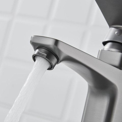 Kran jednouchwytowy Fontastock Stal nierdzewna Cynk Stop cynku