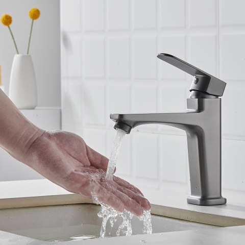 Kran jednouchwytowy Fontastock Stal nierdzewna Cynk Stop cynku