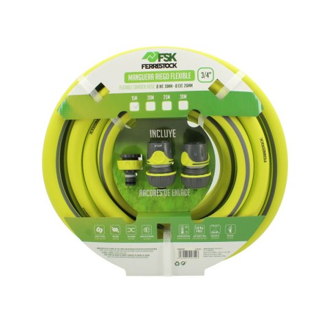 Wąż Ferrestock 3/4" Poliester 15 m Ø 19 mm Elastyczny